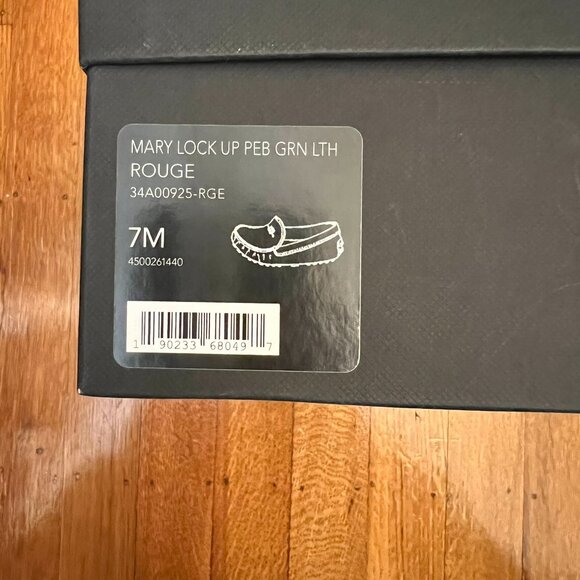 COACH Mary Lock Up Loafers – Black Pebble Leather, Size 7, New with Box - Picture 2 of 9